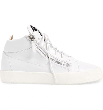 Shop Giuseppe Zanotti Varsity G Sneaker In Bianco White