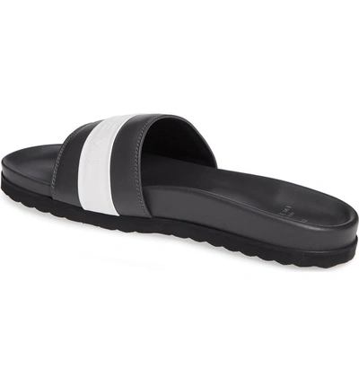 Shop Buscemi Sport Slide Sandal In Grey/ White