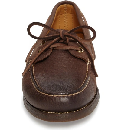 Shop Sperry 'gold Cup - Authentic Original' Boat Shoe In Chocolate