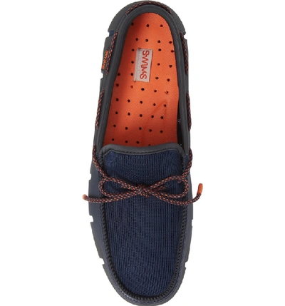 Shop Swims Stride Lace Loafer In Navy/ Dark Gray