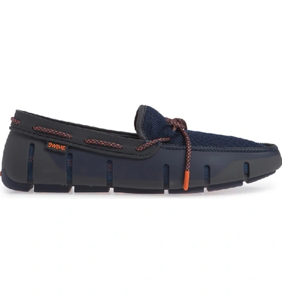 Shop Swims Stride Lace Loafer In Navy/ Dark Gray