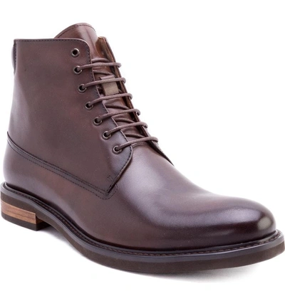 Shop Zanzara Okada Boot In Brown Leather