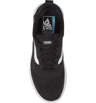 Shop Vans Ultrarange Rapidwield Sneaker In Black/ White Mesh/canvas