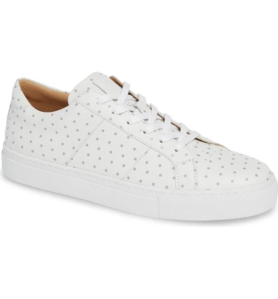 Shop Greats Royale Dots Low Top Sneaker In White W/ 3m Dots