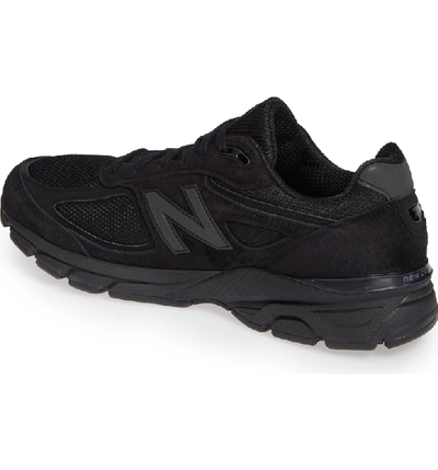 Shop New Balance '990' Running Shoe In Black/black