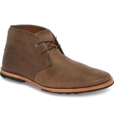 Shop Timberland Wodehouse History Chukka Boot In Grey Burnished Leather