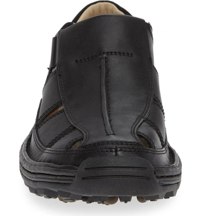Shop Timberland Altamont Fisherman Shoe In Black Leather