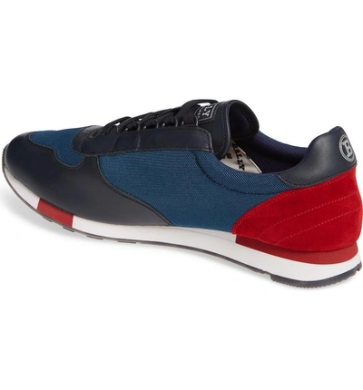 Shop Bally Gavino Low Top Sneaker In Blue