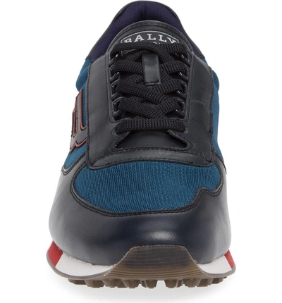 Shop Bally Gavino Low Top Sneaker In Blue