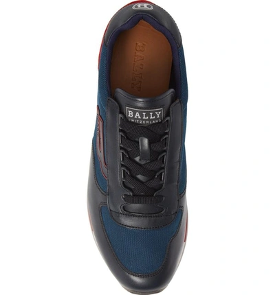 Shop Bally Gavino Low Top Sneaker In Blue