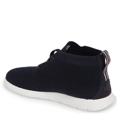 Shop Ugg Freamon Hyperweave Chukka Boot In Navy Leather