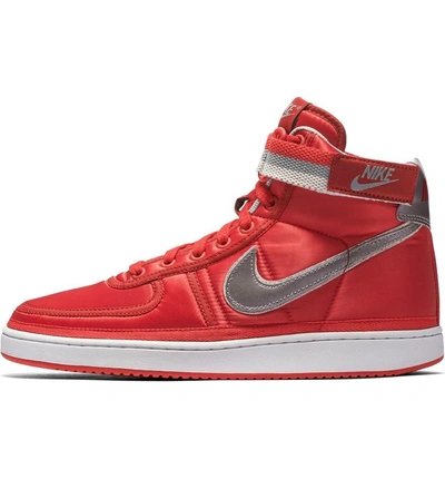 Shop Nike Vandal High Supreme High Top Sneaker In University Red/ Silver/ White