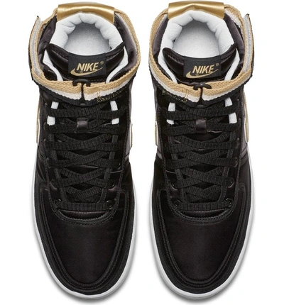Shop Nike Vandal High Supreme High Top Sneaker In Black/ Metallic Gold/ White
