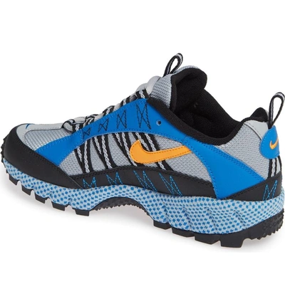 Shop Nike Air Humara 17 Qs Trail Sneaker In Silver/ Carotene/ Blue/ Black