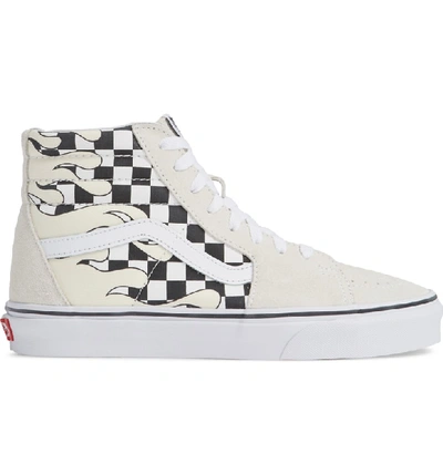 Shop Vans 'sk8-hi' Sneaker In Classic White/ True White