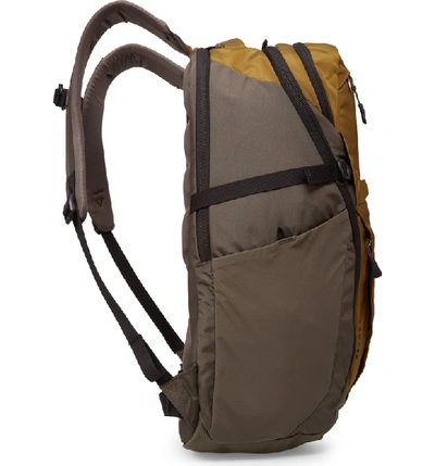 Shop The North Face Router Backpack - Brown In Fir Green/ New Taupe Green