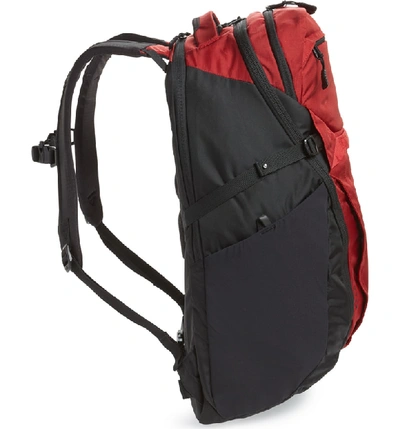 Shop The North Face Router Backpack - Red In Rage Red/ Tnf Black