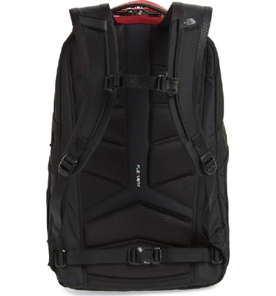 Shop The North Face Router Backpack - Red In Rage Red/ Tnf Black