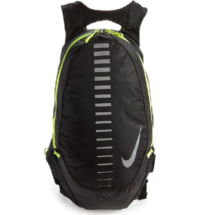 Nike Run Commuter Backpack - Black In Black/ Volt/ Silver | ModeSens