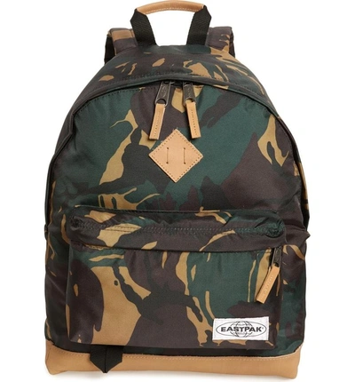 Shop Eastpak Wyoming Backpack - Brown In Camo