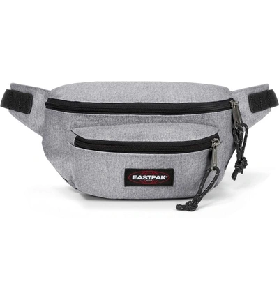 Shop Eastpak Doggy Belt Bag - Grey In Sunday Grey