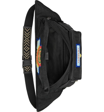 Shop Gucci Patch Waist Pack In Black