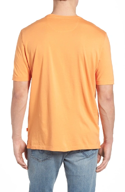Shop Tommy Bahama 'new Bali Sky' Original Fit Crewneck Pocket T-shirt In Bright Apricot