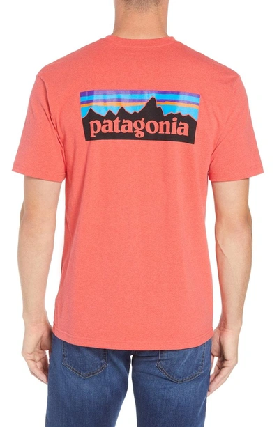 Shop Patagonia Responsibili-tee T-shirt In Tomato