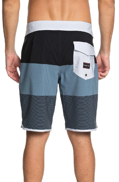 Shop Quiksilver Highline Tijuana Scallop Board Shorts In Real Teal