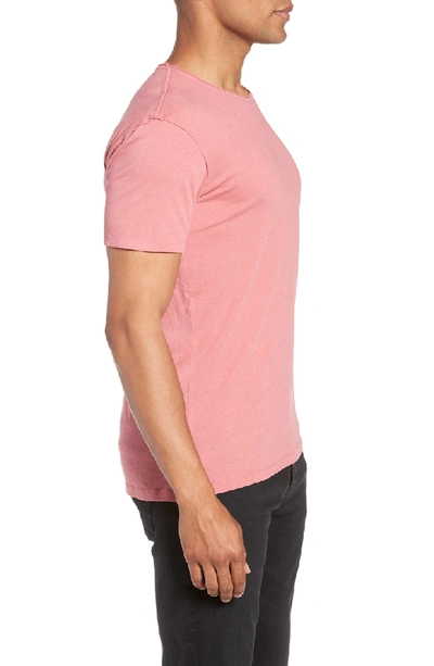Shop Allsaints Slim Fit Crewneck T-shirt In Facade Pink