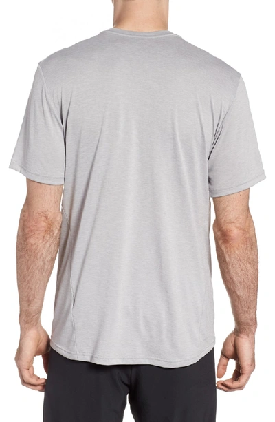 Shop Nike Hyper Dry Training Tee In Grey/ Atmosphere Grey/ Black