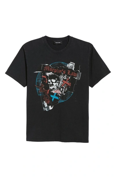 Shop The Kooples Murphy's Law Graphic T-shirt In Black