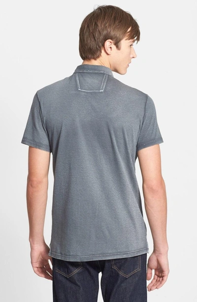 Shop John Varvatos Slim Fit Cotton Polo In Shark