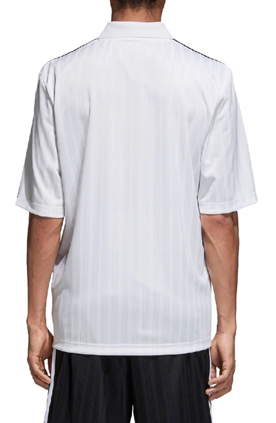 Shop Adidas Originals Adidas Football Jersey Polo In White