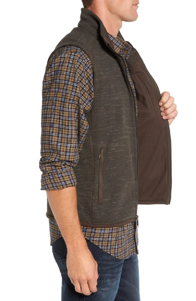 Shop Patagonia 'better Sweater' Zip Front Vest In Dark Walnut