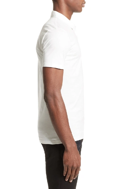 Shop Versace Trim Fit Polo In White