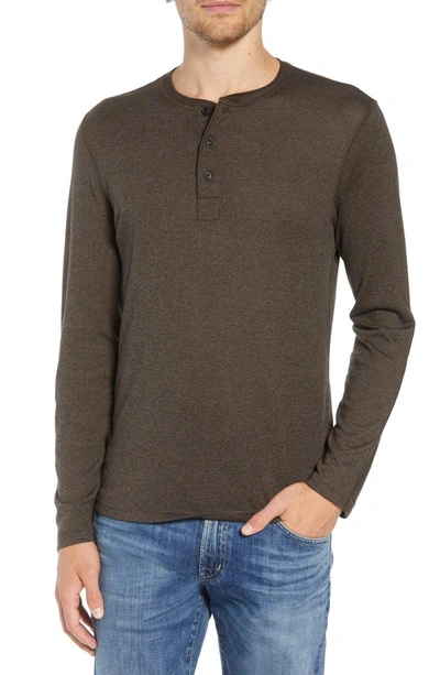 Shop Billy Reid Mouline Henley In Brown