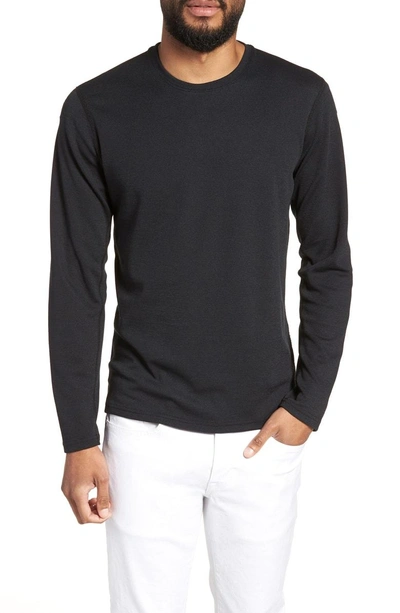 Shop Reigning Champ Power Dry Long Sleeve Shirt In Black