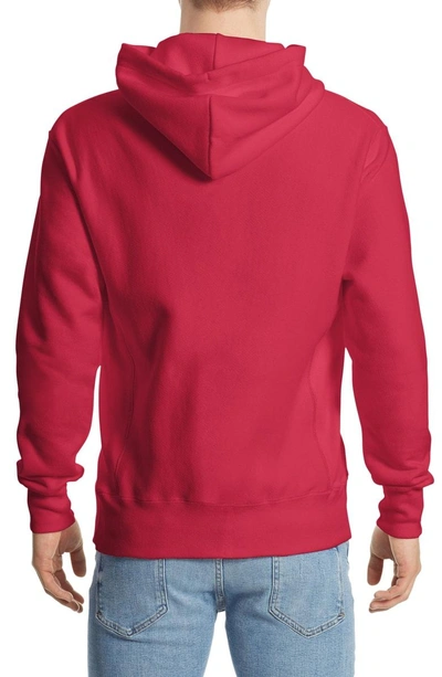Shop Champion Reverse Weave In Team Red Scarlet