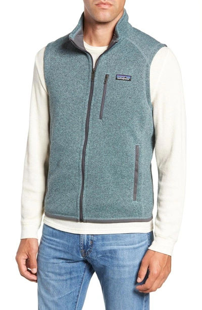Shop Patagonia Better Sweater Fleece Vest In Shadow Blue