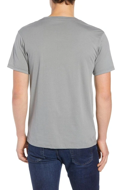 Shop Patagonia Flying Fish Regular Fit Organic Cotton T-shirt In Feather Grey