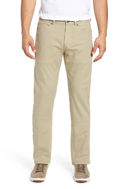 Shop Peter Millar Crown Vintage Canvas Pants In Khaki