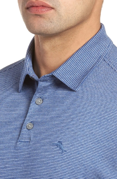Shop Tommy Bahama Pacific Shore Polo In Eclipse Heather