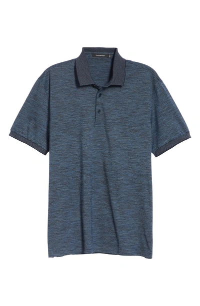 Shop Ermenegildo Zegna Cotton Polo Shirt In Navy