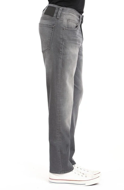 Shop Mavi Jeans Zach Straight Leg Jeans In Light Grey Brooklyn