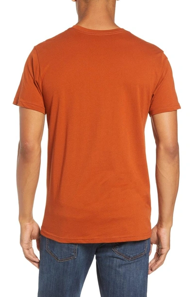 Shop Patagonia Fitz Roy Scope Crewneck T-shirt In Copper Ore