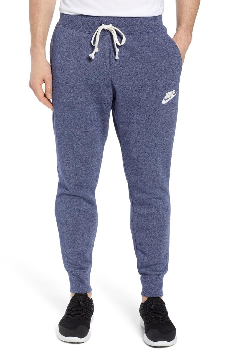 men's nike sportswear heritage club cuffed jogger pants