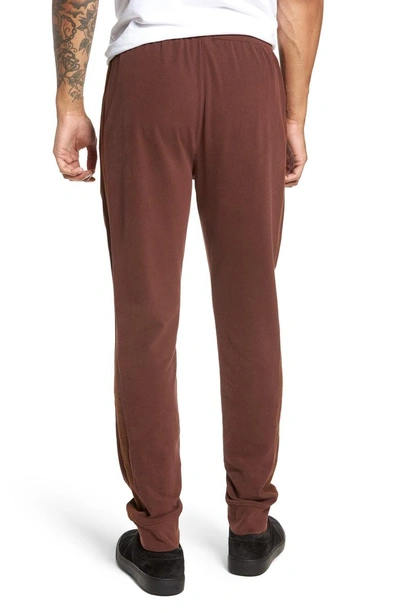 Shop Atm Anthony Thomas Melillo Slim Fit Sweatpants In Wine