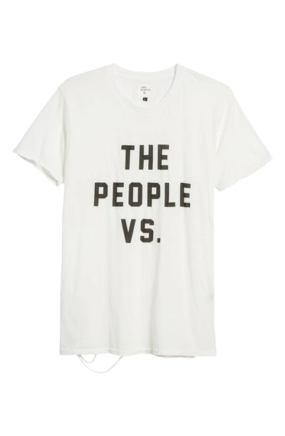 Shop The People Vs . Logo Moth T-shirt In Off White