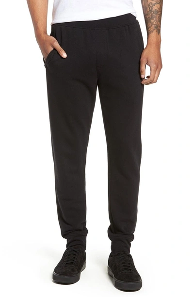 Shop Atm Anthony Thomas Melillo French Terry Long Board Pants In Black